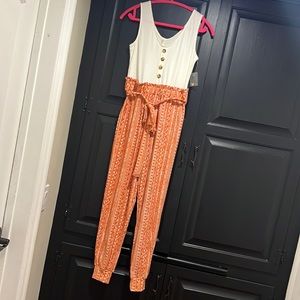Derek Heart Soft and Stretchy Material Jumpsuit